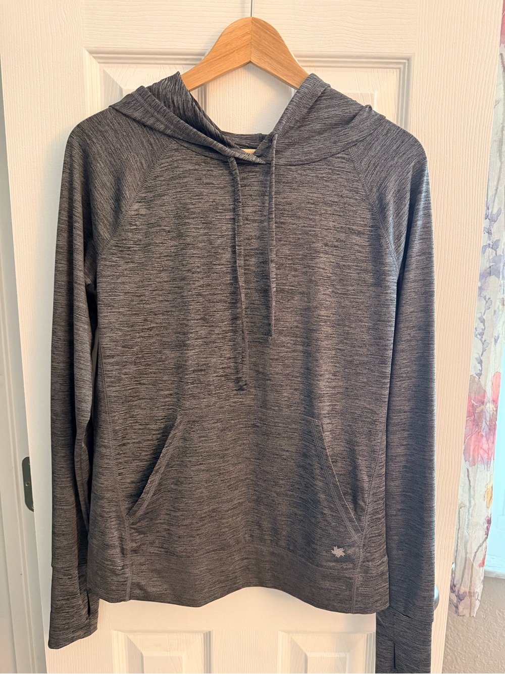 tek gear Charcoal Gray Hooded Performance Pullover